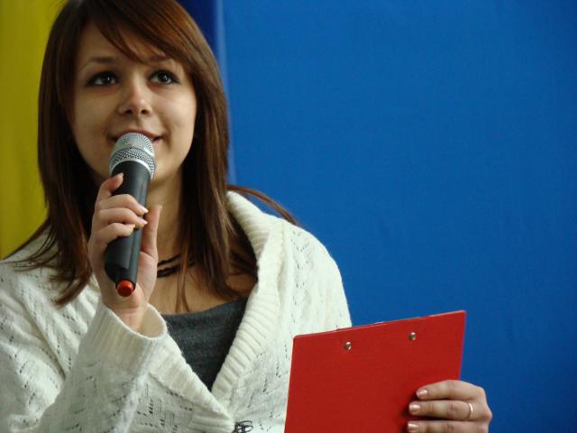 Ioana Stupariu, membru al echipei Youthbank