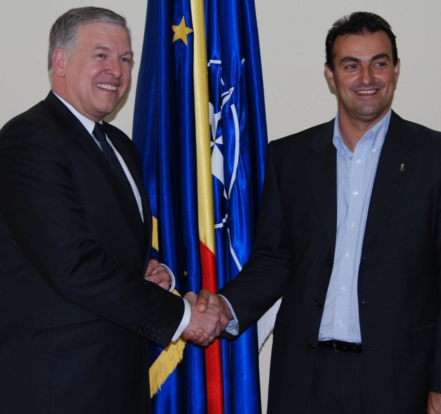 Ambasadorul Austriei, Martin Eichtinger, a venit astăzi la Cluj-Napoca şi s-a întâlnit cu primarul Sorin Apostu