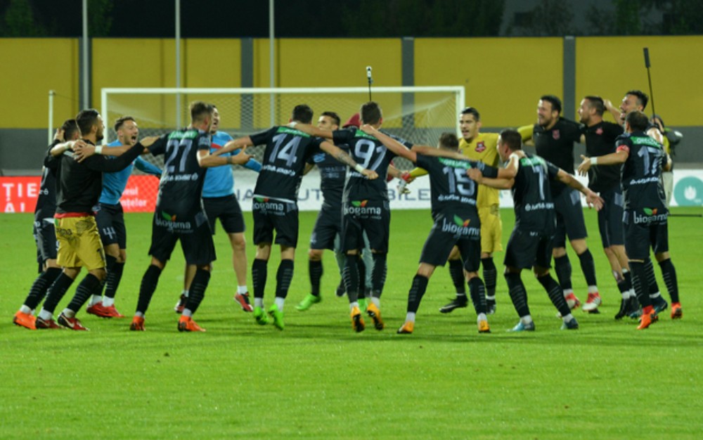 FC Hermannstadt – U Cluj 1-2. „Șepcile Roșii” au obținut calificarea în  semifinalele Cupei României